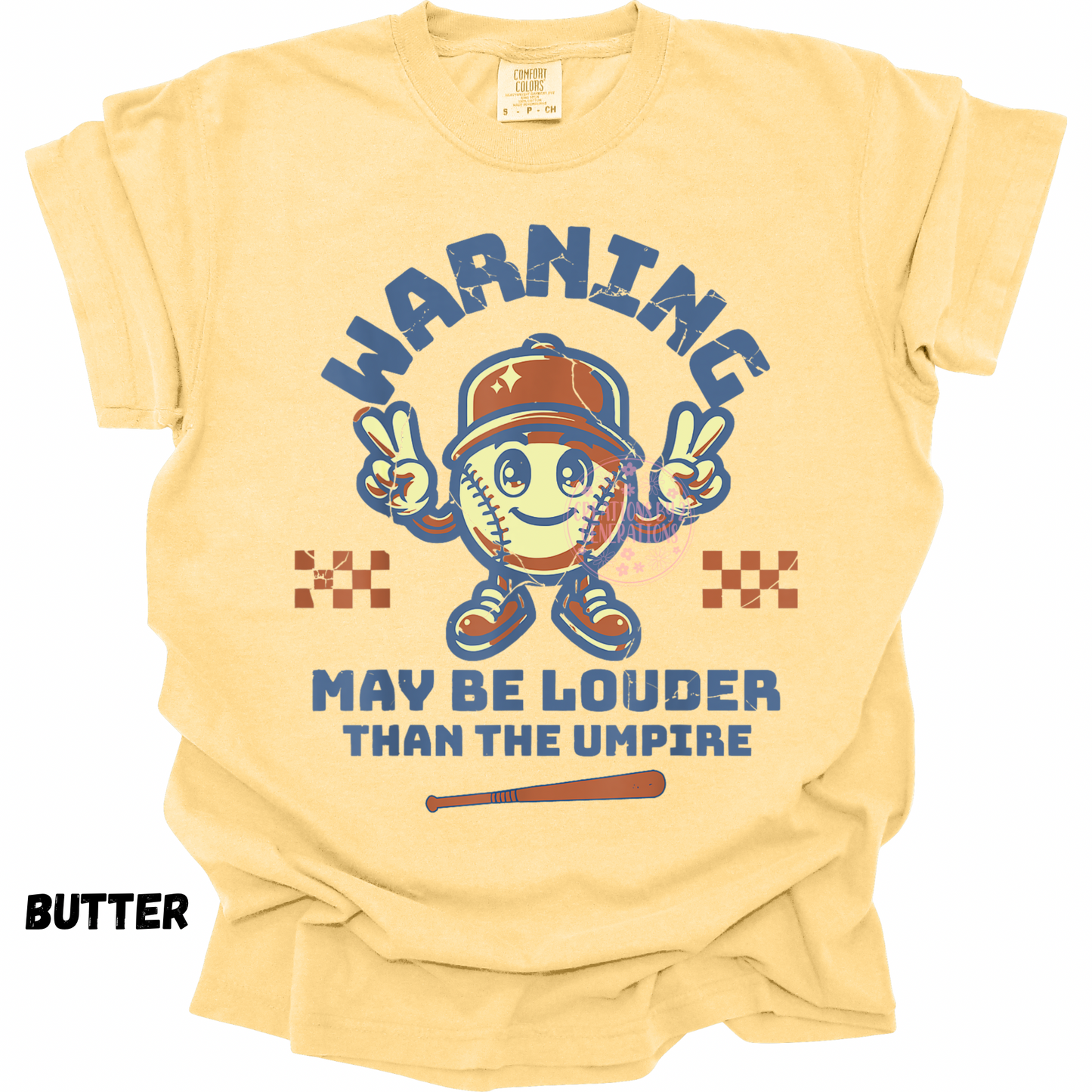 WARNING MAY BE LOUDER THAN THE UMPIRE SOFTBALL PREORDER