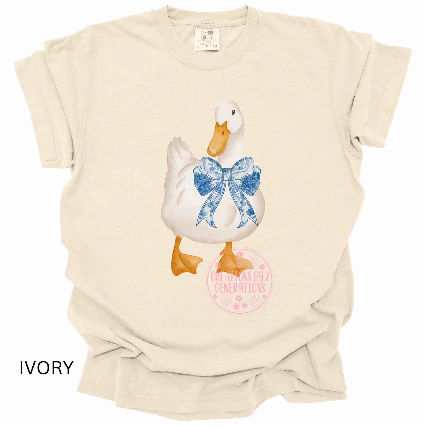 GOOSE WITH BLUE BOW PREORDER