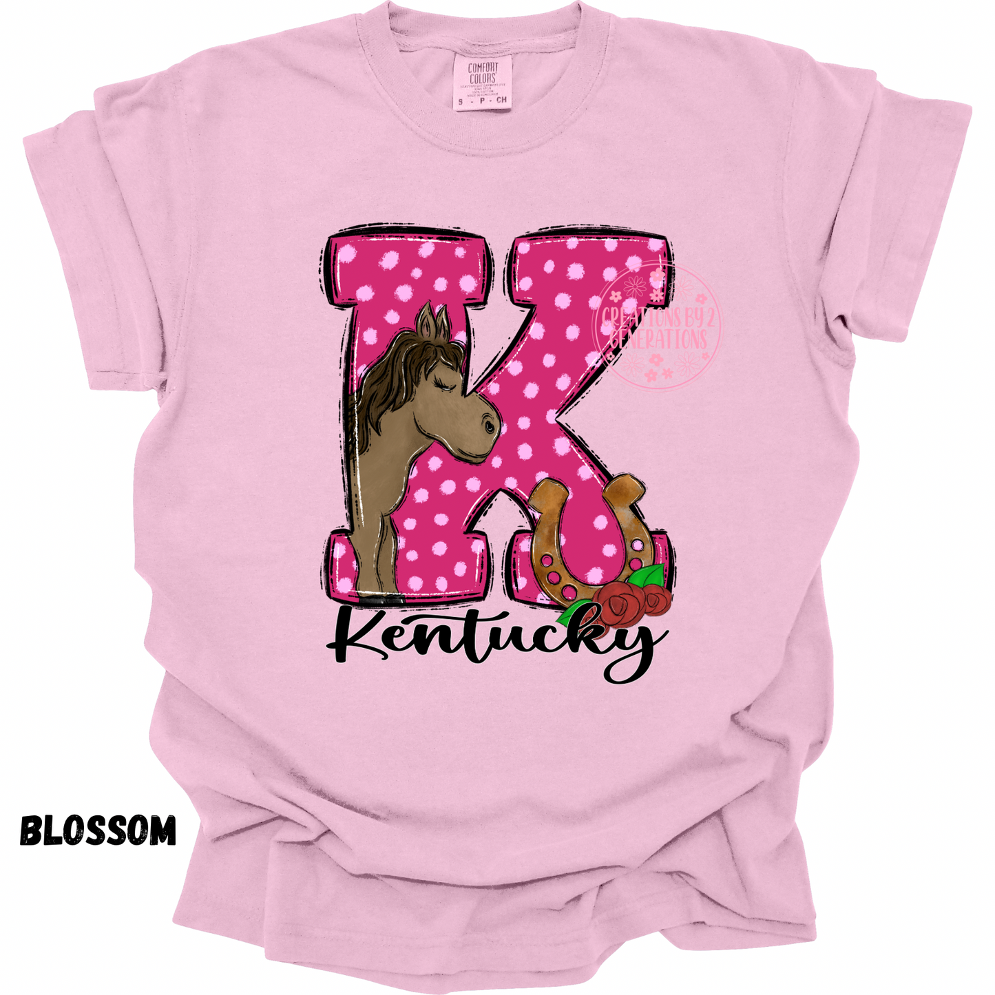 K HORSE DERBY DAY PRINT YOUTH PRINT