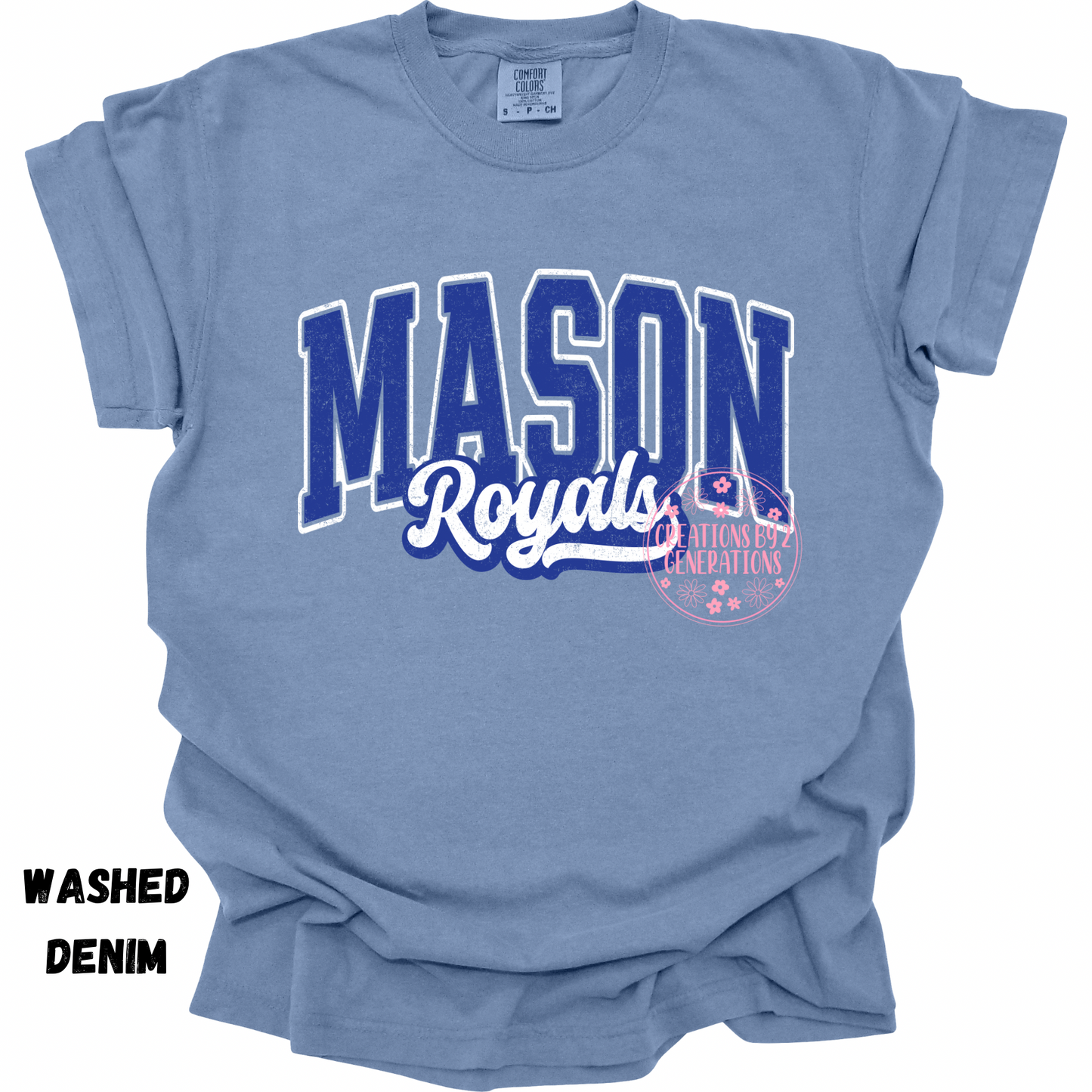 MASON ROYAL DISTRESSED PRINT