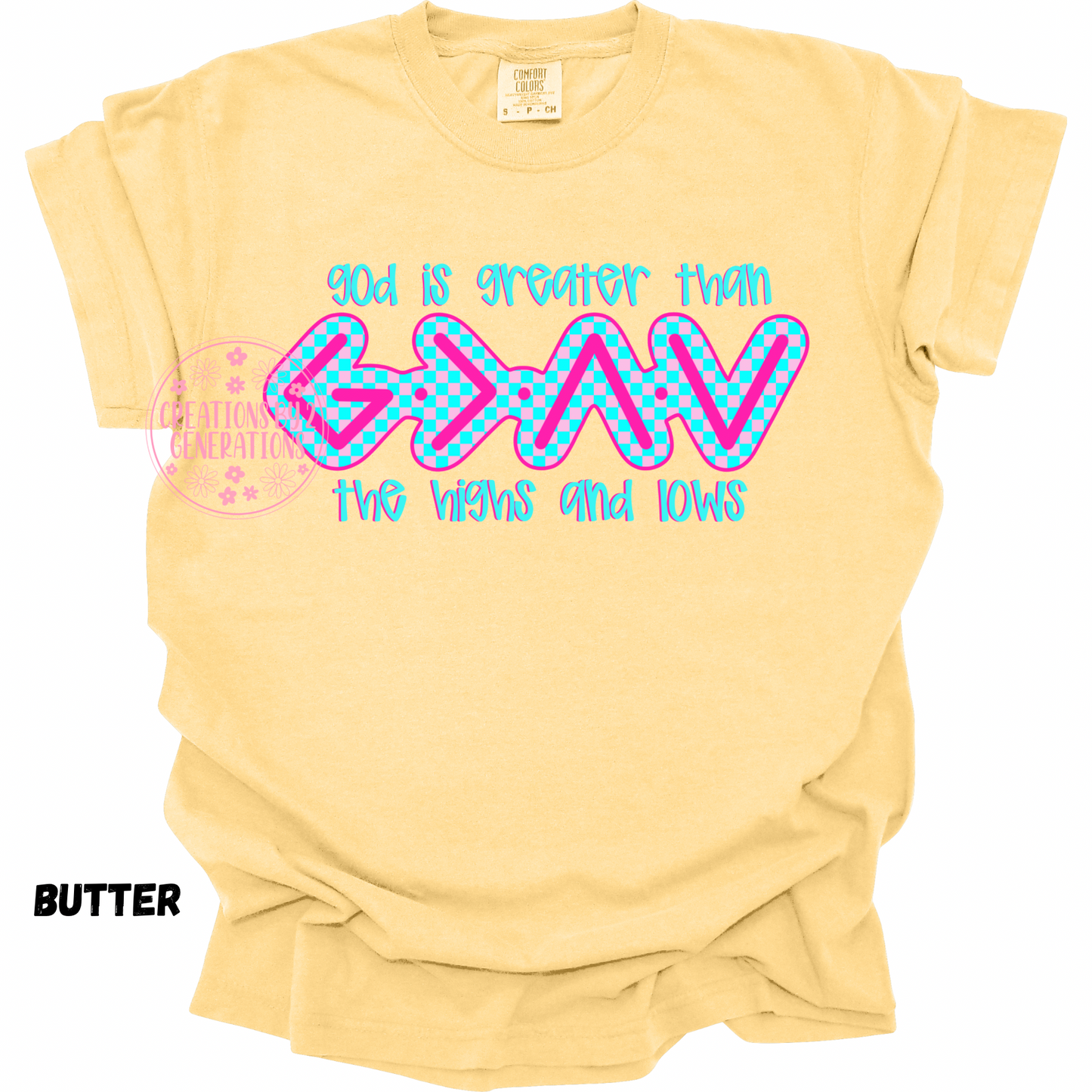 GOD IS GREATER THAN THE HIGHS AND LOWS PRINT