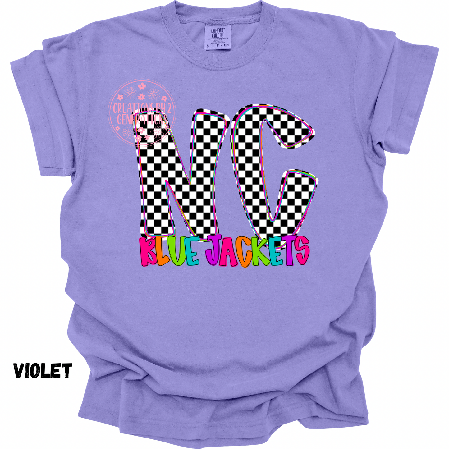 NC BLUE JACKETS COLORFUL & CHECKERED PREORDER