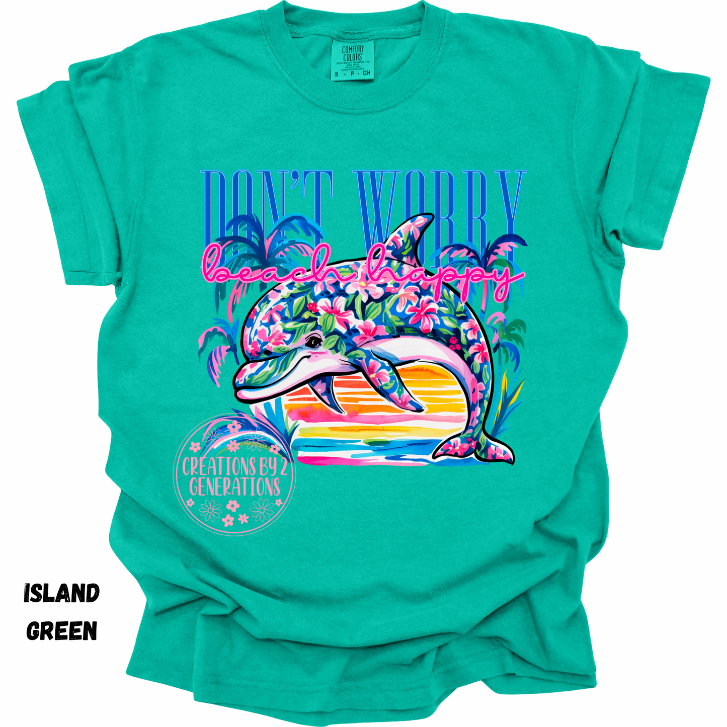 DON’T WORRY BEACH HAPPY PRINT