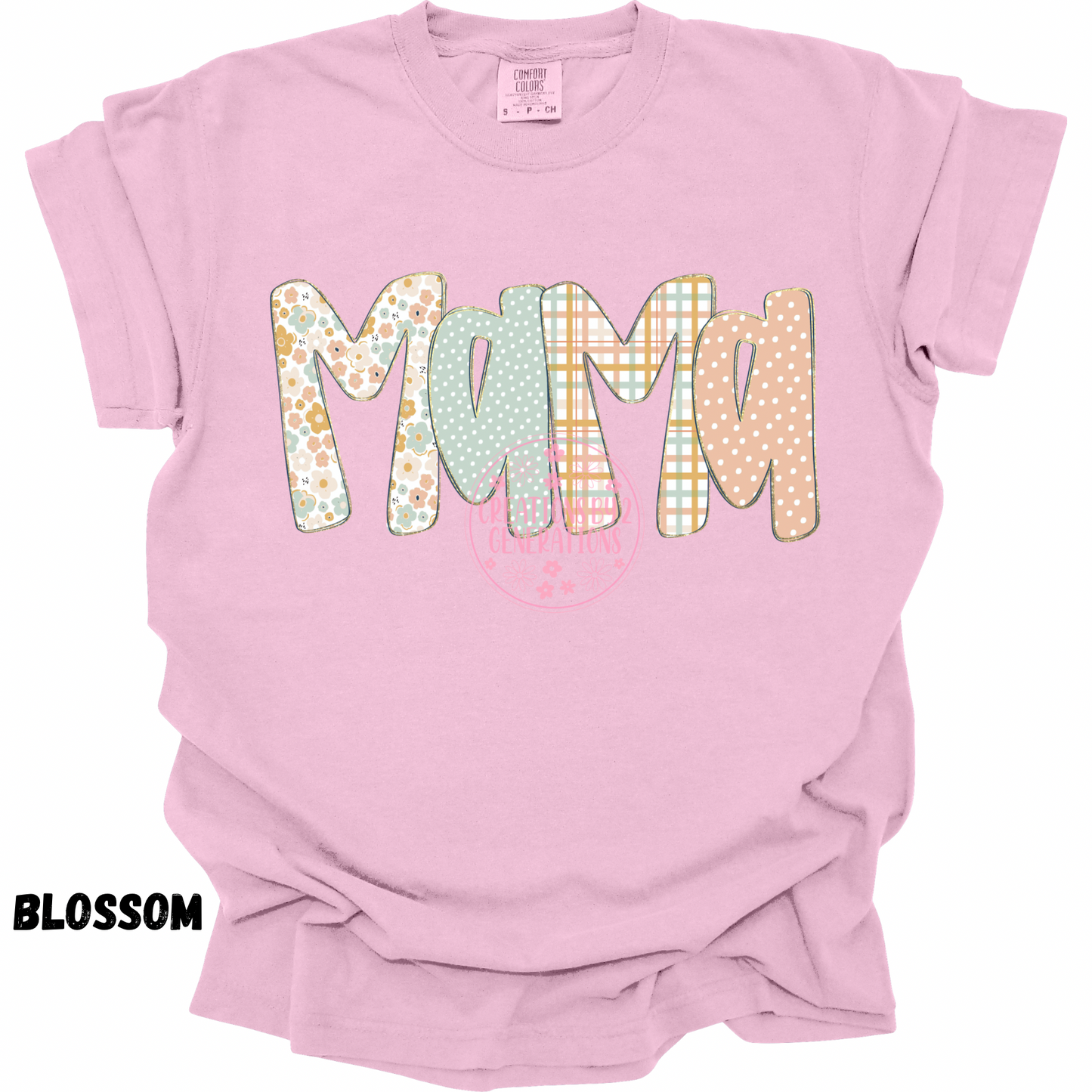 MAMA FLOWERS/DOTS,STRIPES