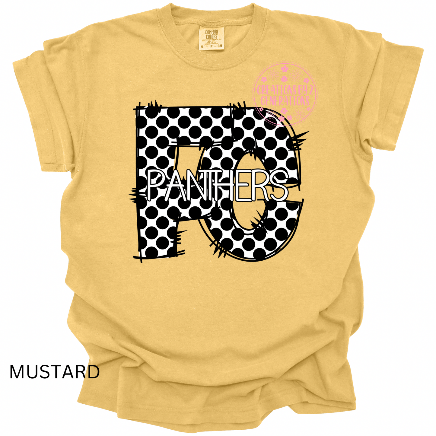 FC PANTHERS BLACK DOT PRINT