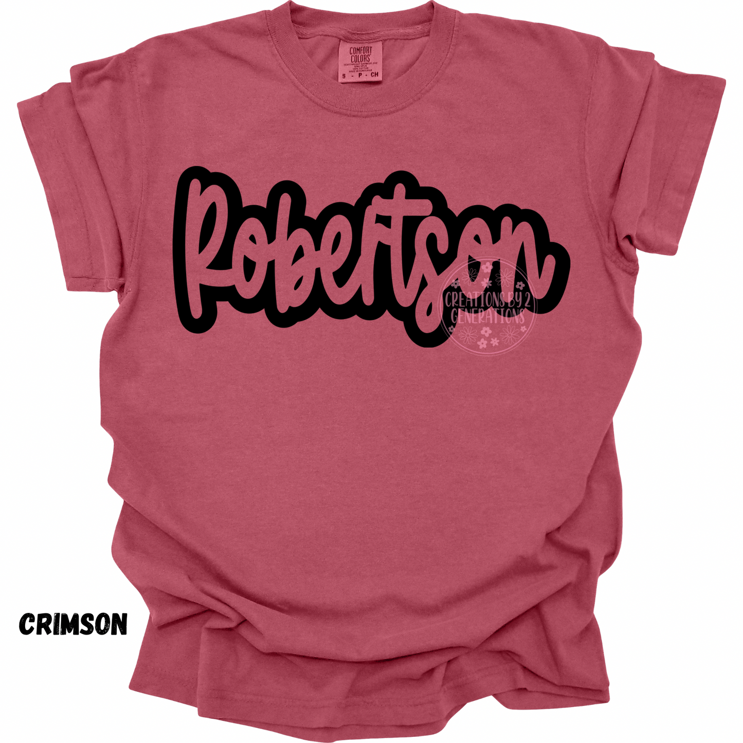 ROBERTSON BLACK CURSIVE PREORDER (YOUTH)
