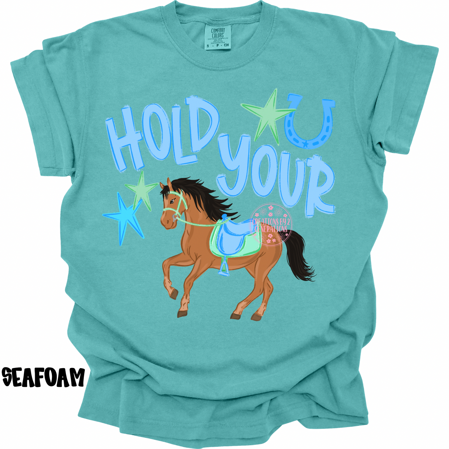 HOLD YOUR HORSES BLUE/GREEN PREORDER (YOUTH)