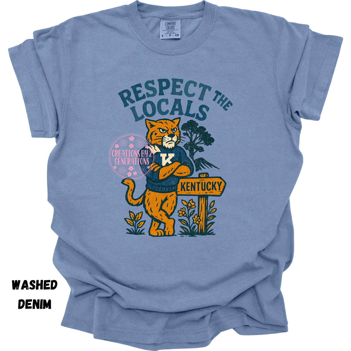 RESPECT THE LOCALS KENTUCKY PRINT