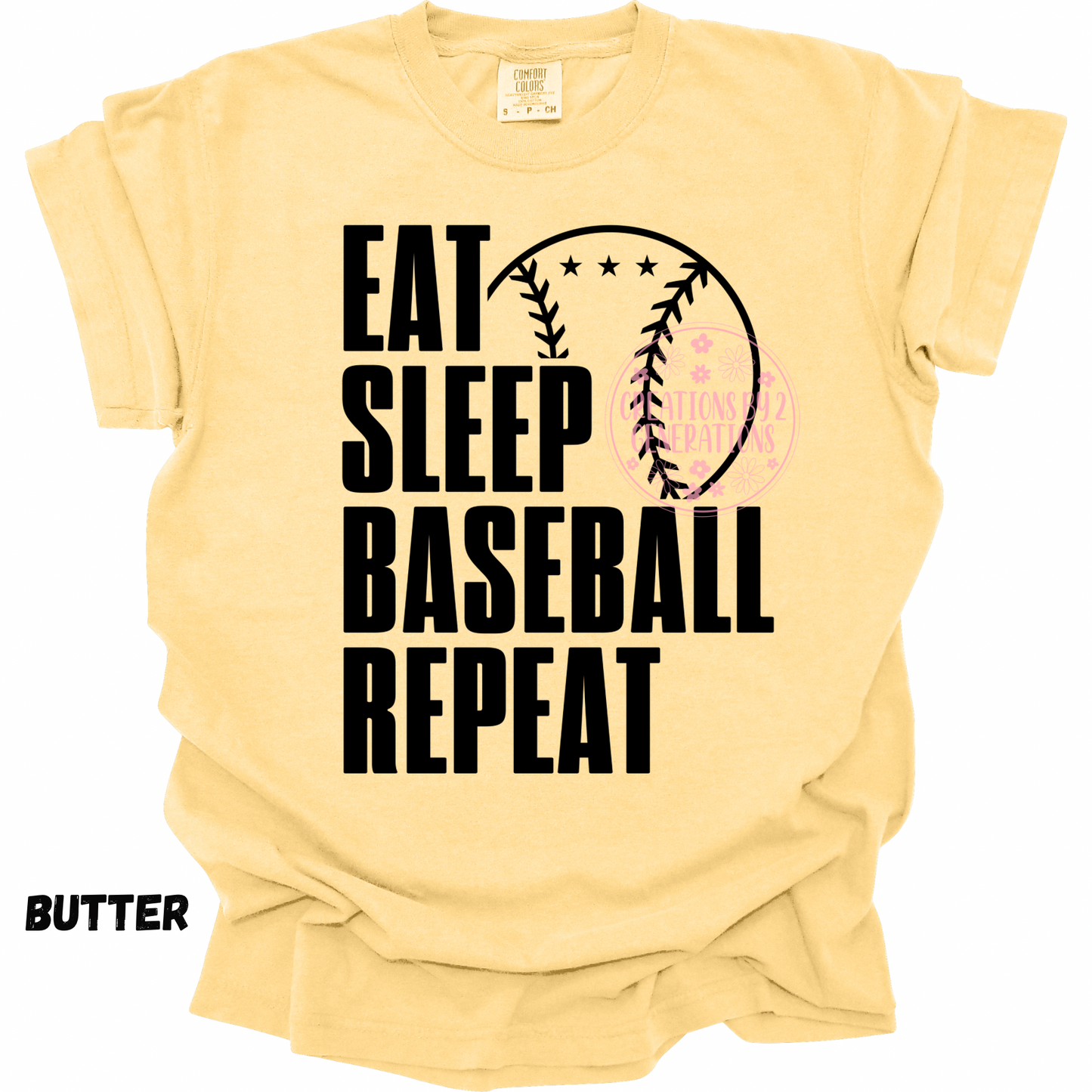 EAT SLEEP BASEBALL REPEAT PREORDER