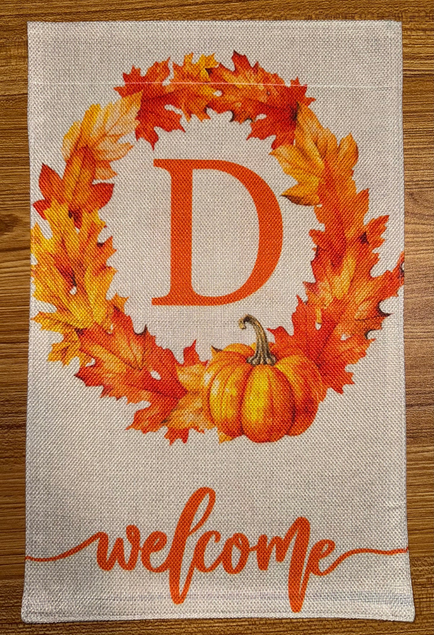 D FALL WELCOME FLAG