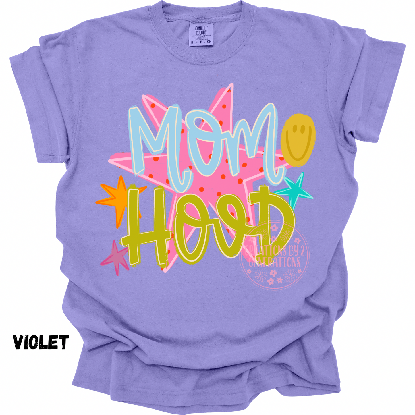 MOM HOOD WITH PINK STAR PREORDER
