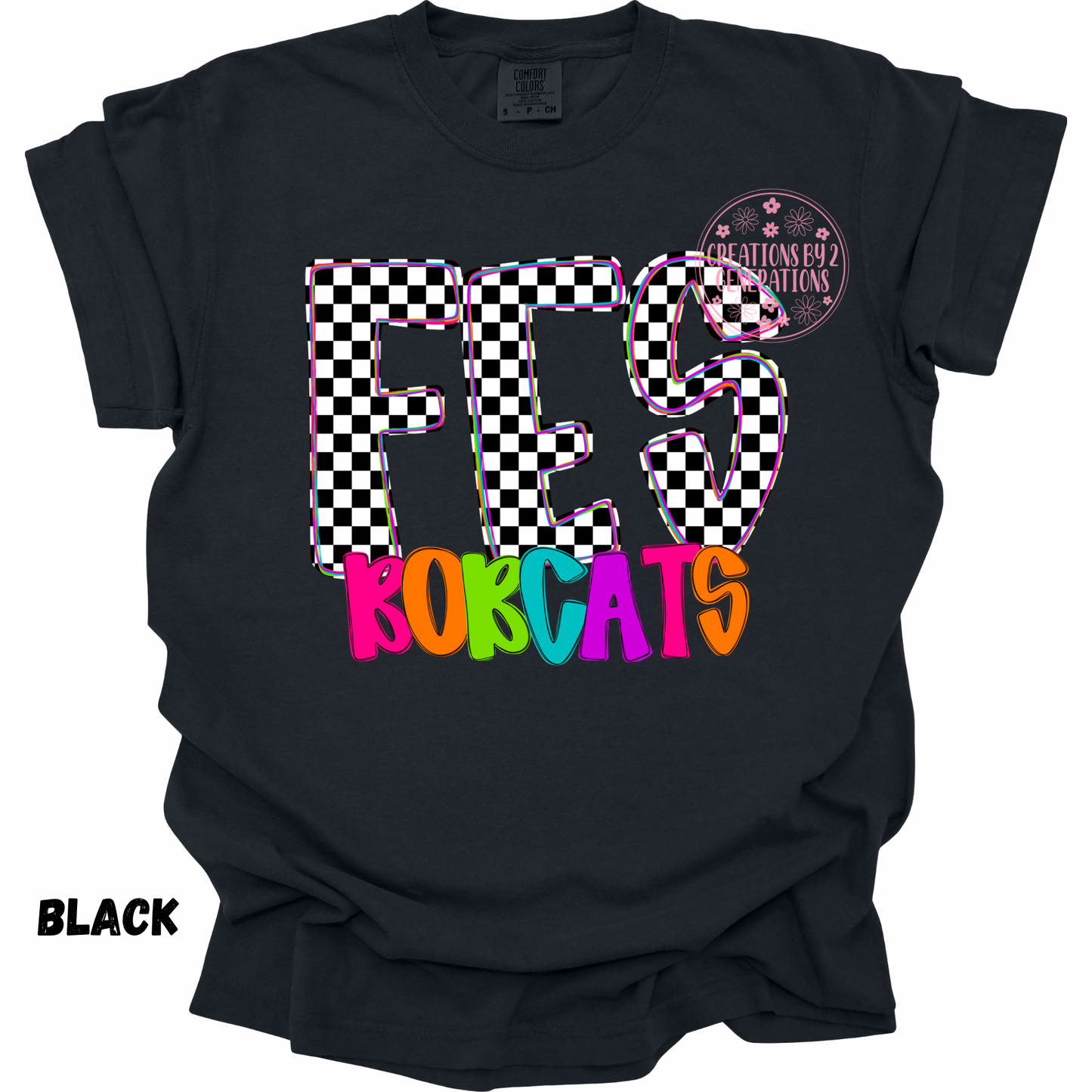 FES BOBCATS NEON PRINT