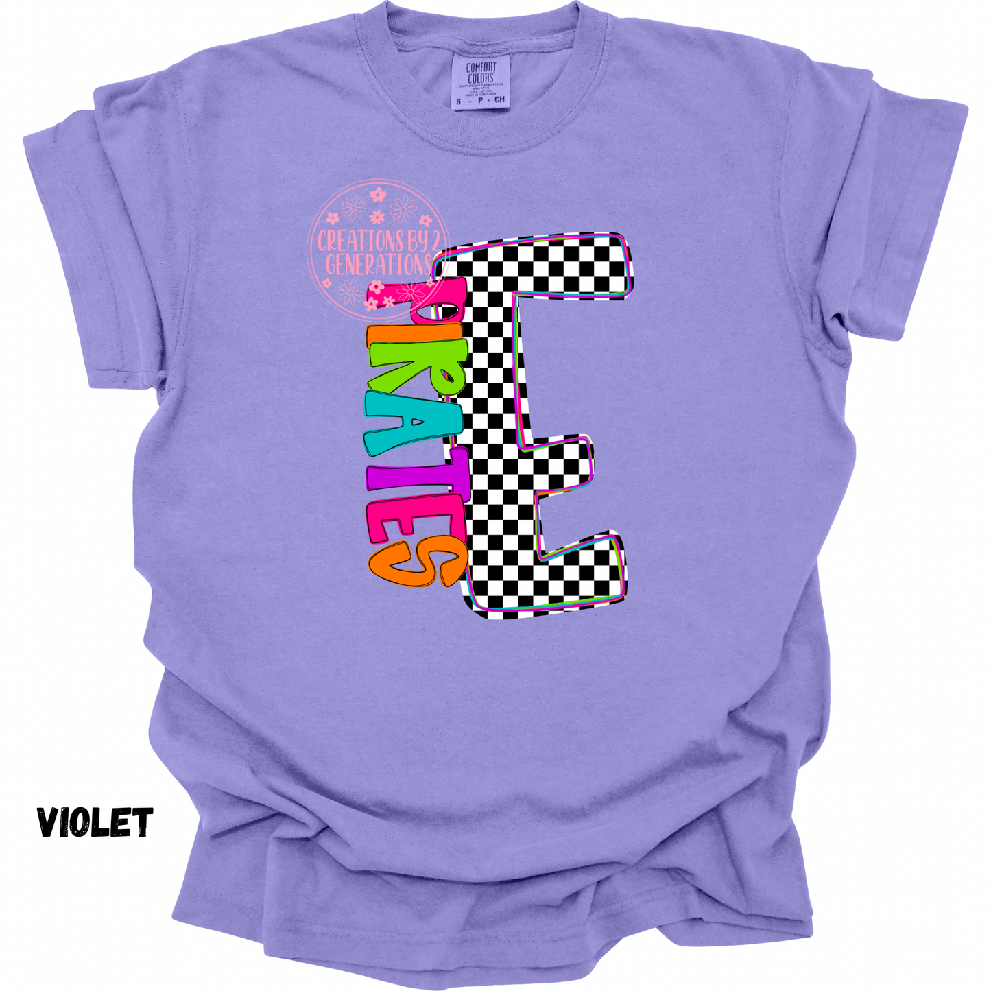 E PIRATES NEON ADULT PRINT
