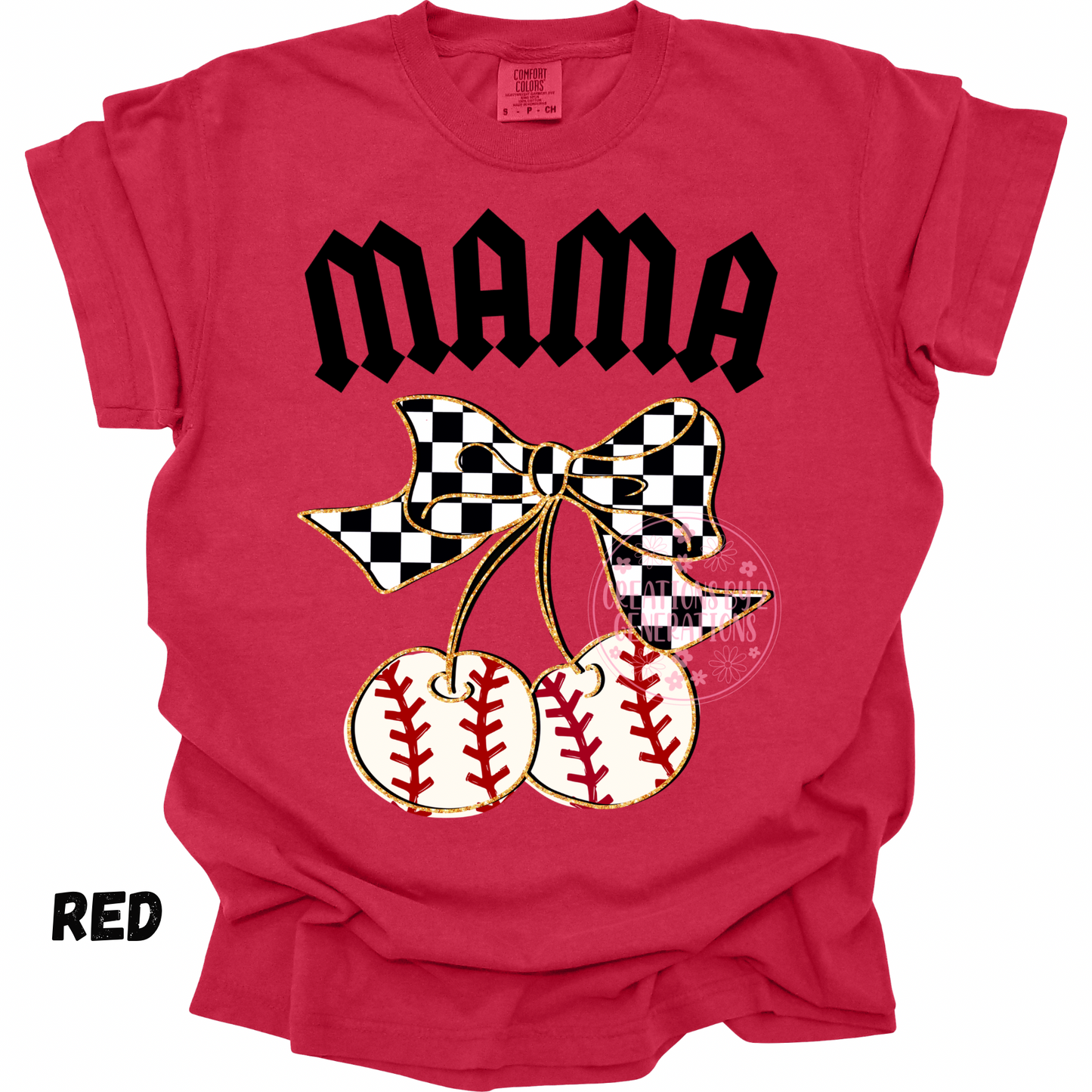 MAMA BASEBALL CHERRIES PREORDER