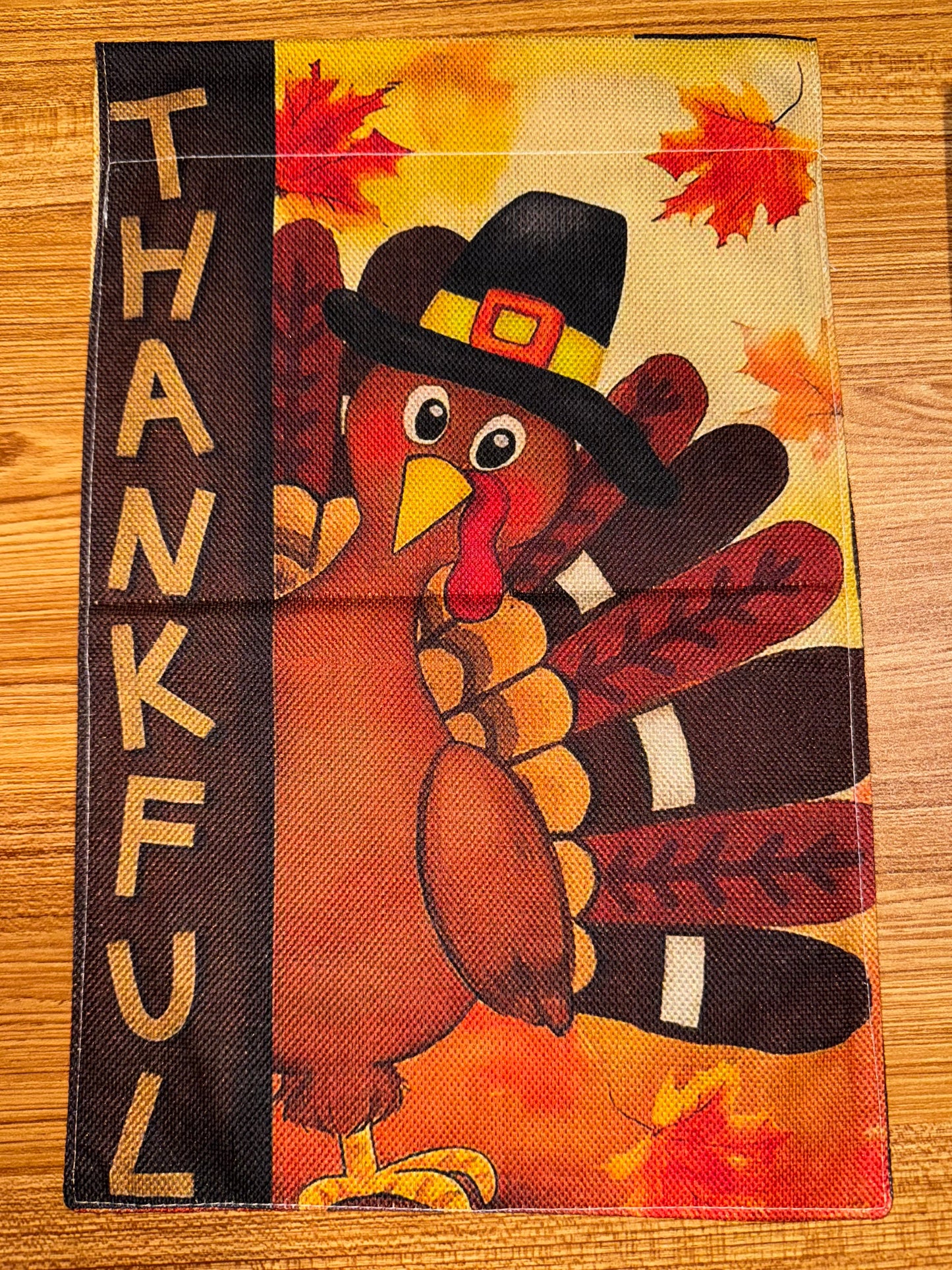 TURKEY THANKFUL FLAG