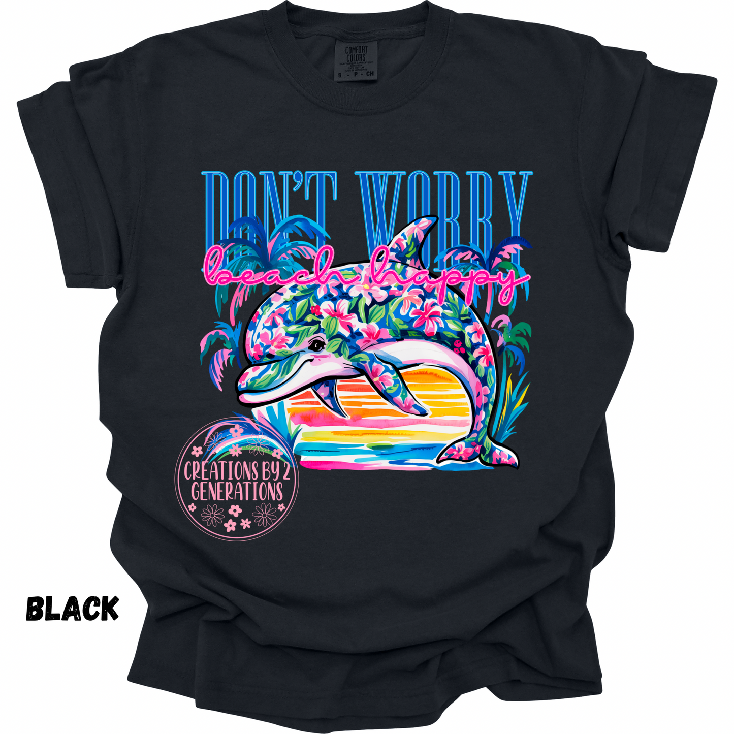 DON’T WORRY BEACH HAPPY PRINT
