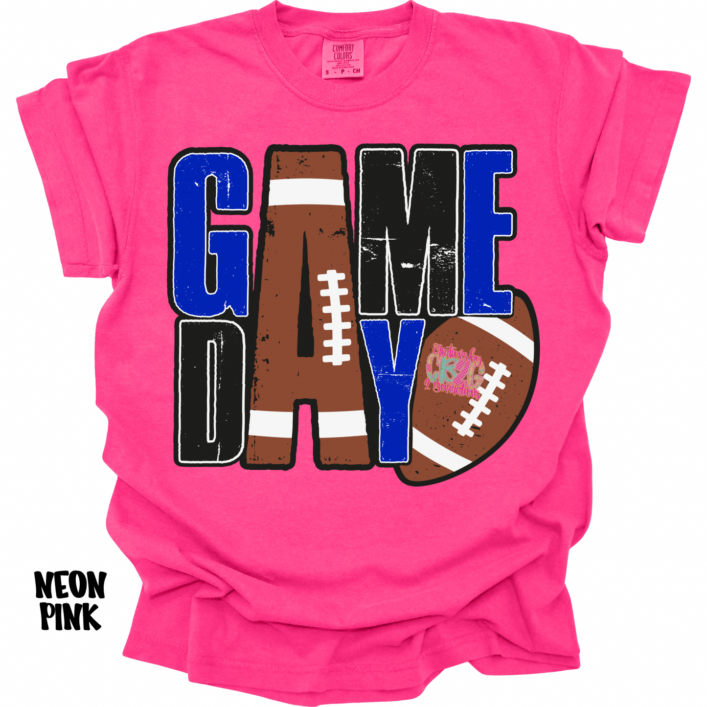 GAME DAY FOOTBALL BLUE/BLACK/WHITE PREORDER