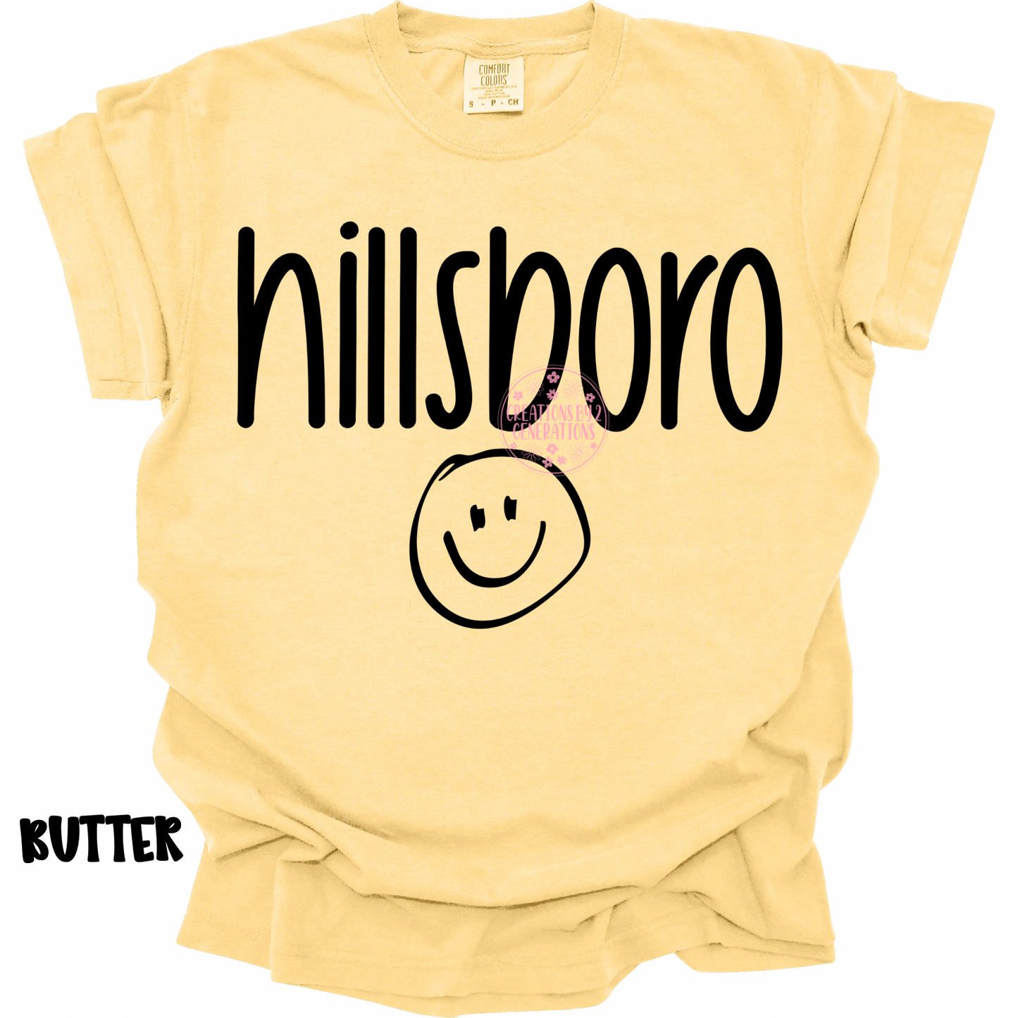 HILLSBORO WITH SMILEY FACE BLACK PREORDER (YOUTH)