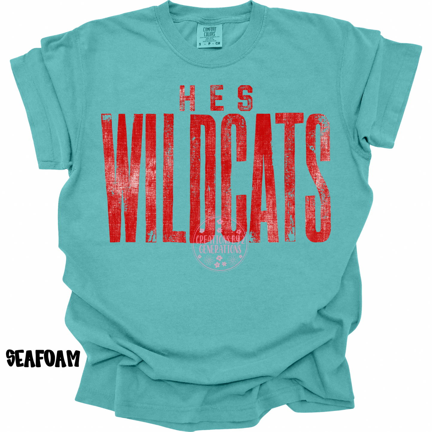 HES WILDCATS RED DISTRESSED PREORDER (YOUTH)
