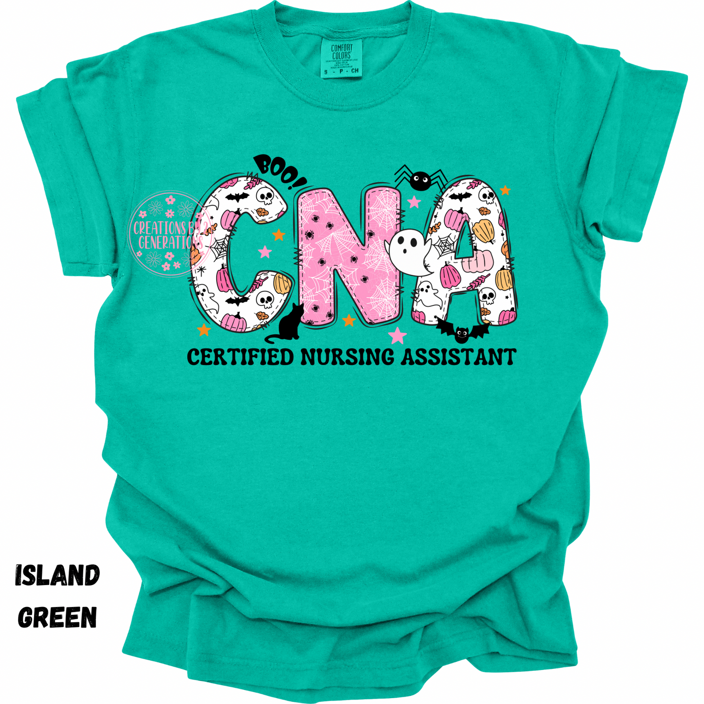 CNA PINK HALLOWEEN PRINT