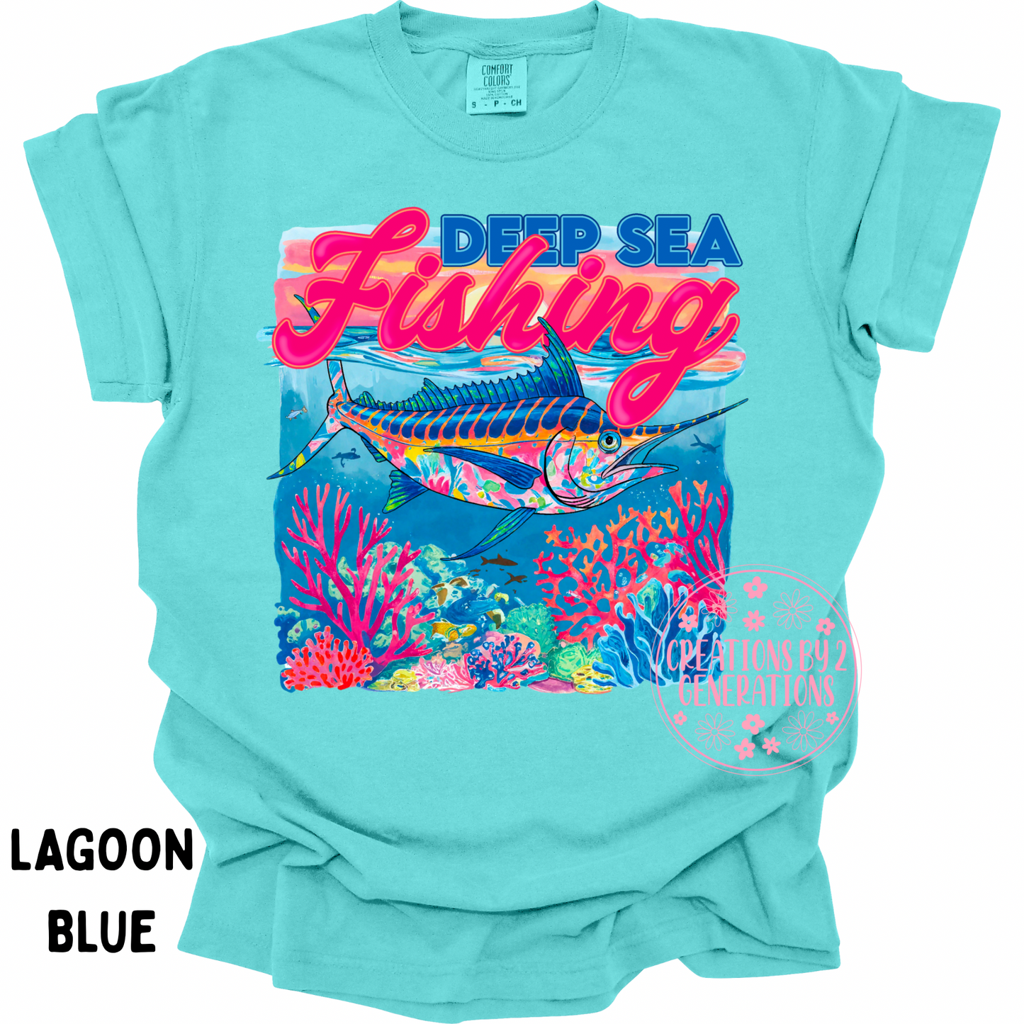 DEEP SEA FISHING PRINT