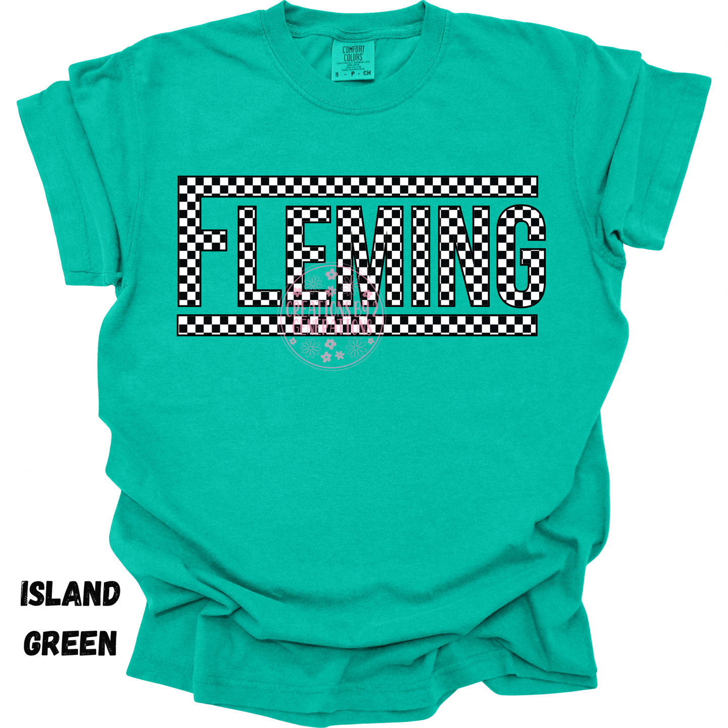 FLEMING BLACK/WHITE CHECKERED
