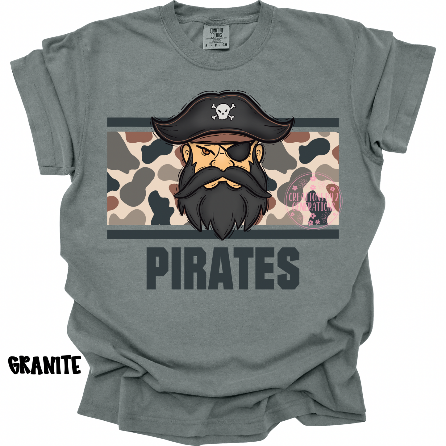 PIRATES CAMO PIRATE HEAD PREORDER (YOUTH)