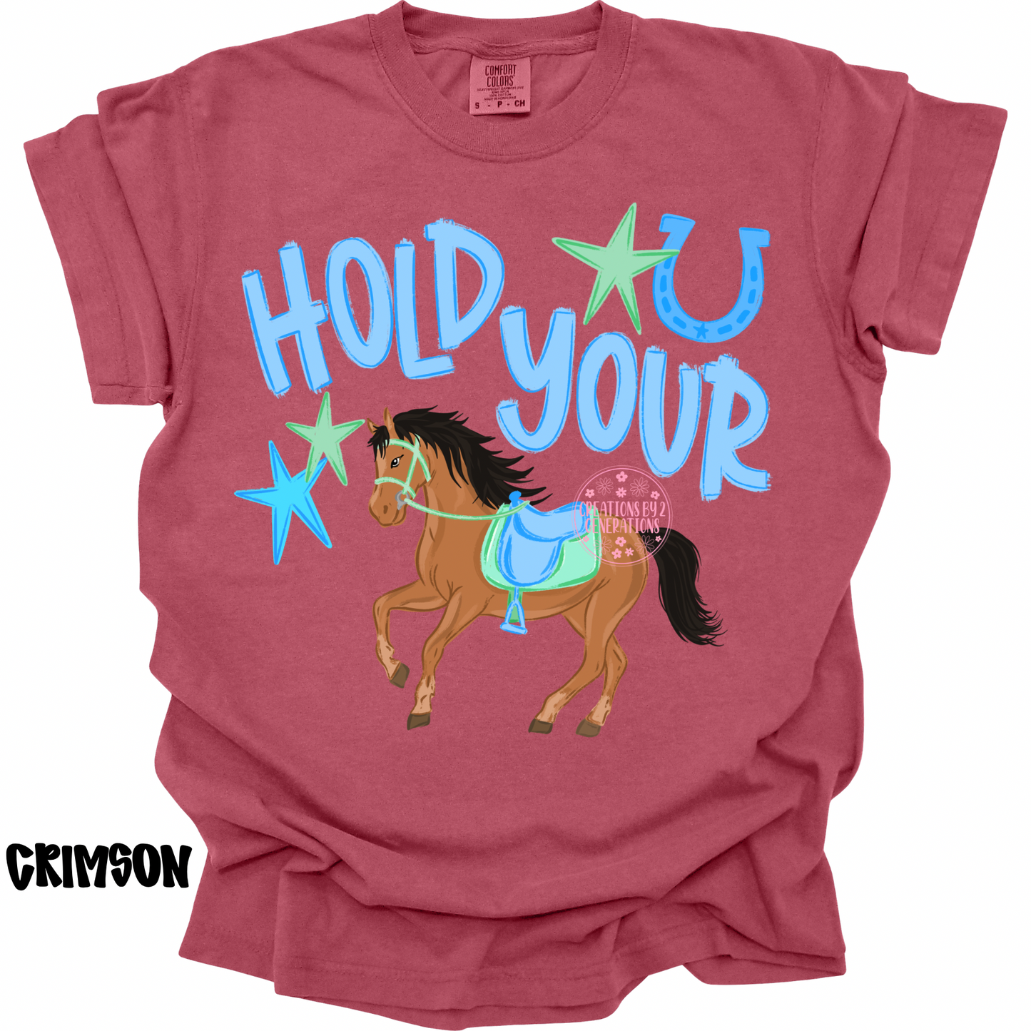 HOLD YOUR HORSES BLUE/GREEN PREORDER