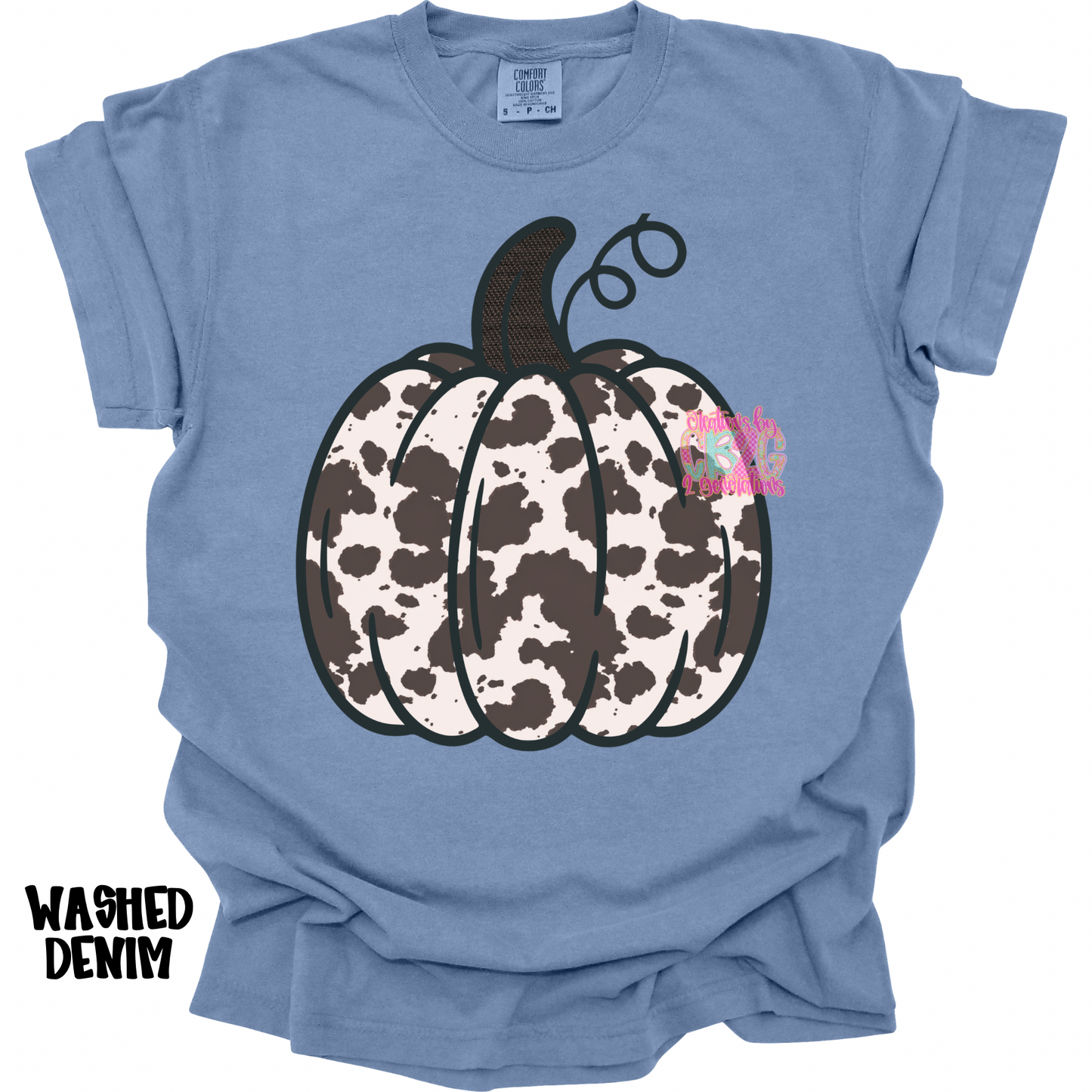 COW PRINT PUMPKIN PREORDER