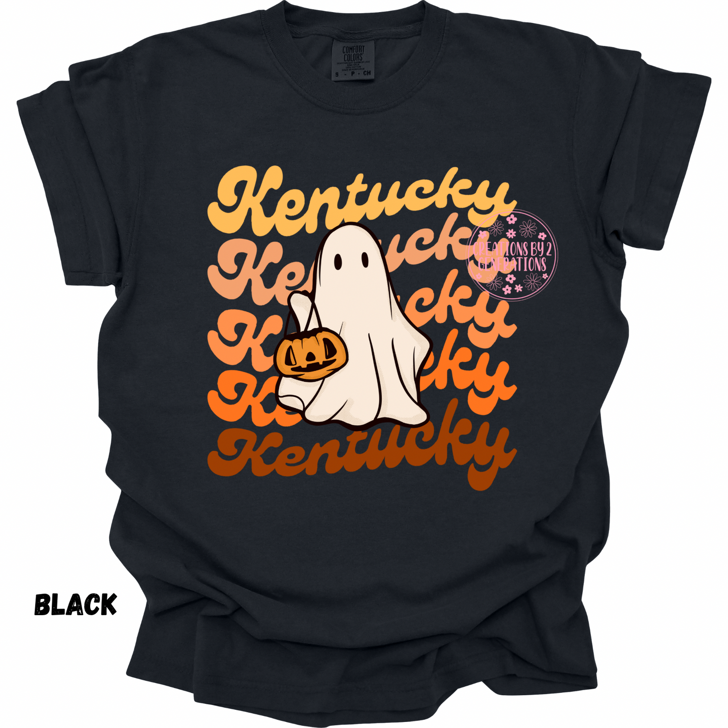 KENTUCKY HALLOWEEN GHOST PRINT