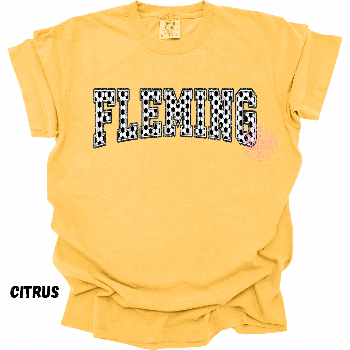 FLEMING SOCCER WORD PRINT (YOUTH)