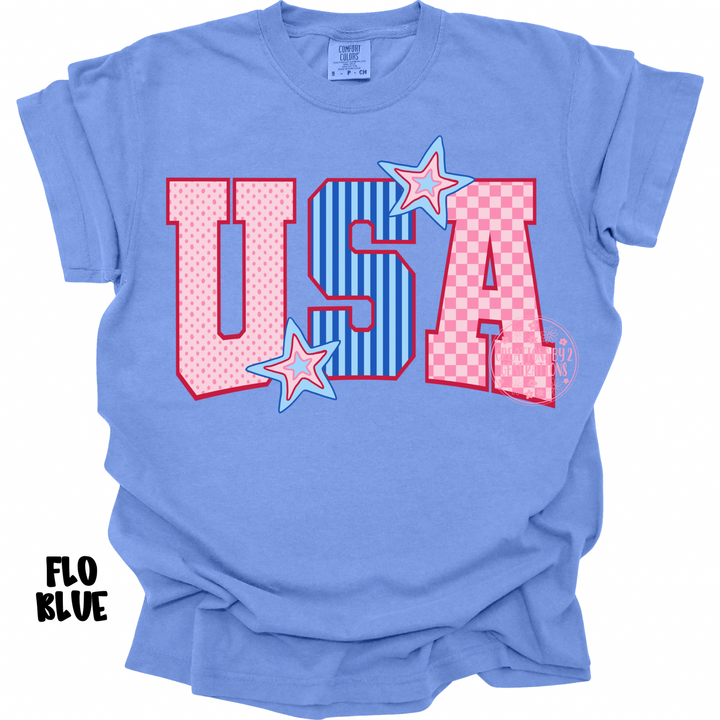 USA PINK/RED/BLUE WITH STARS PREORDER