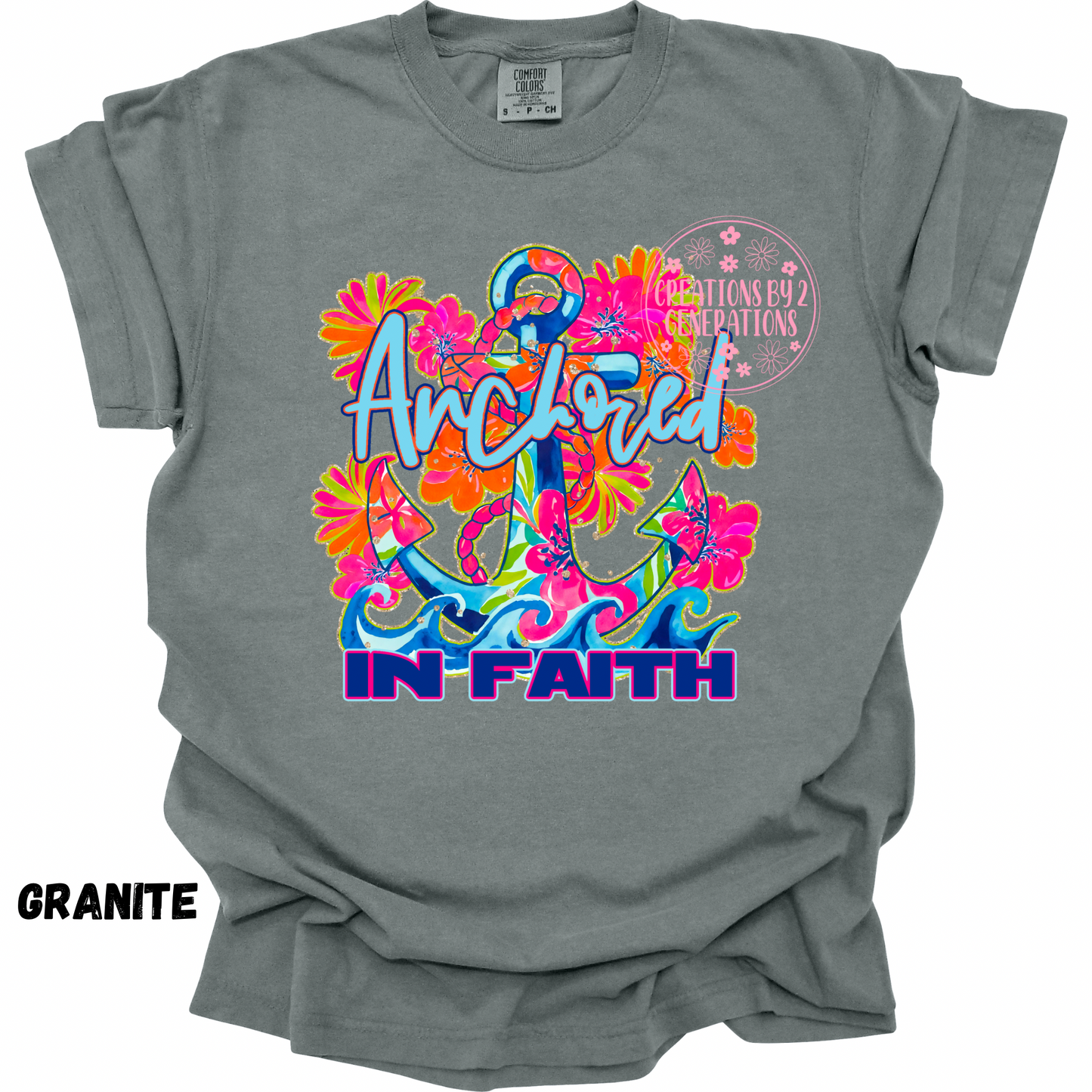 ANCHORED IN FAITH PRINT