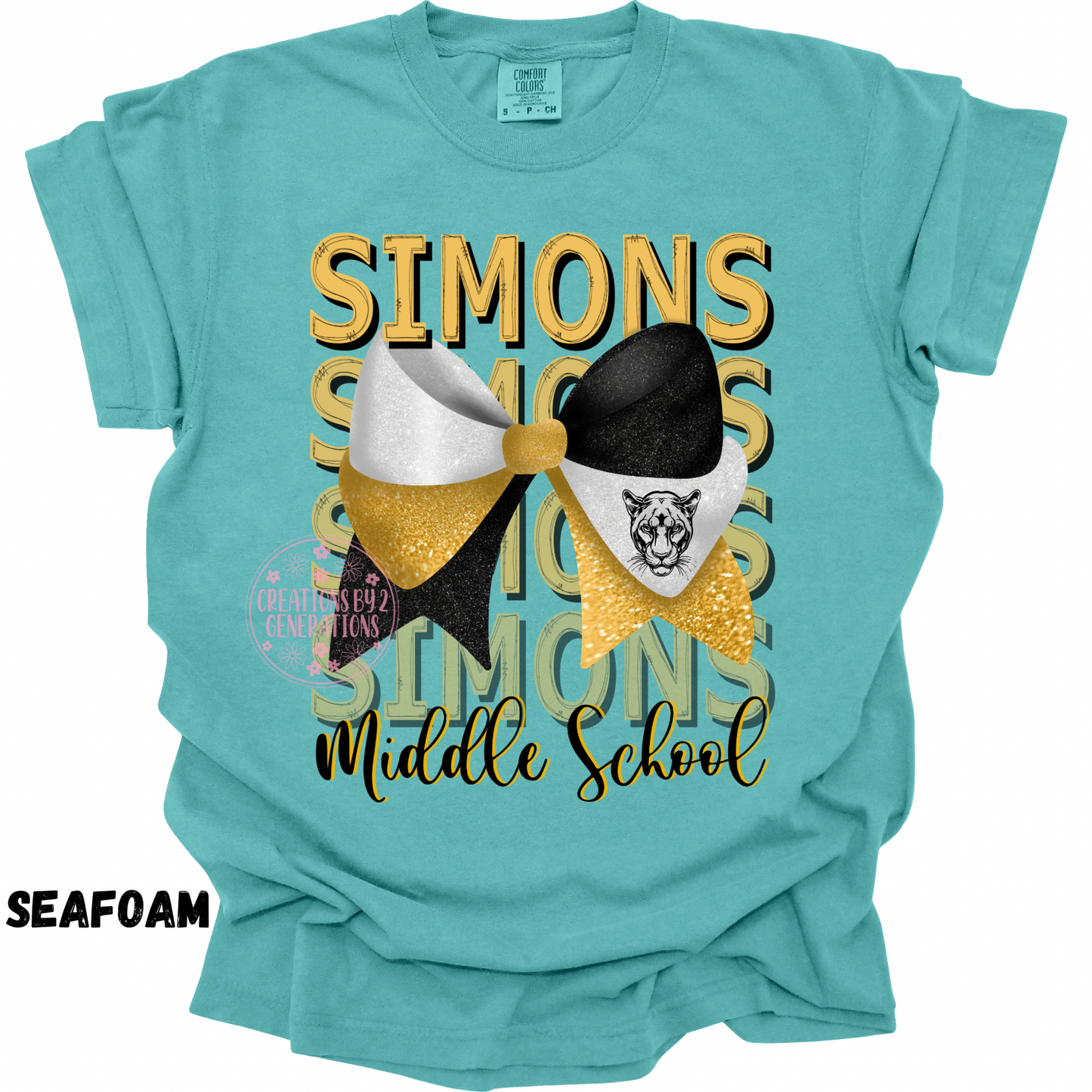 SIMONS MIDDLE SCHOOL FADE WITH BOW AJ PREORDER (YOUTH)