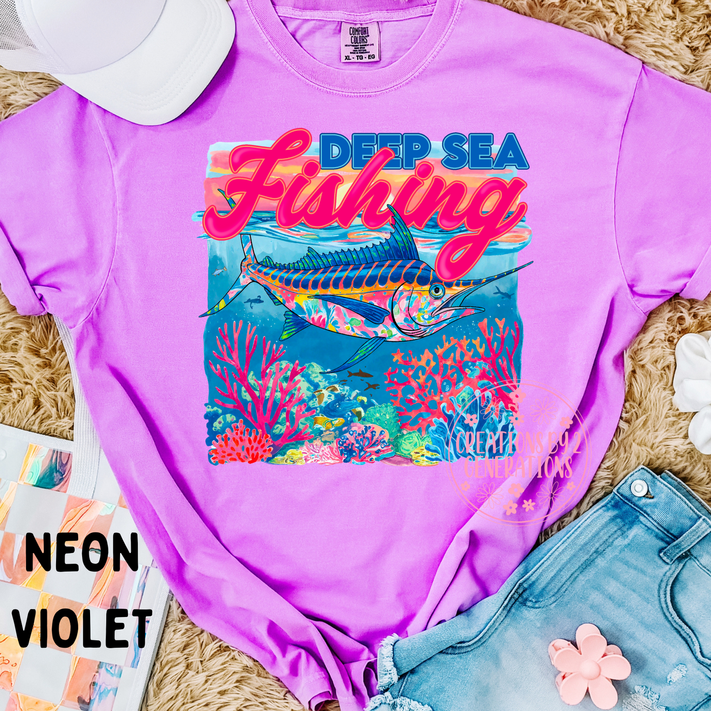 DEEP SEA FISHING PRINT