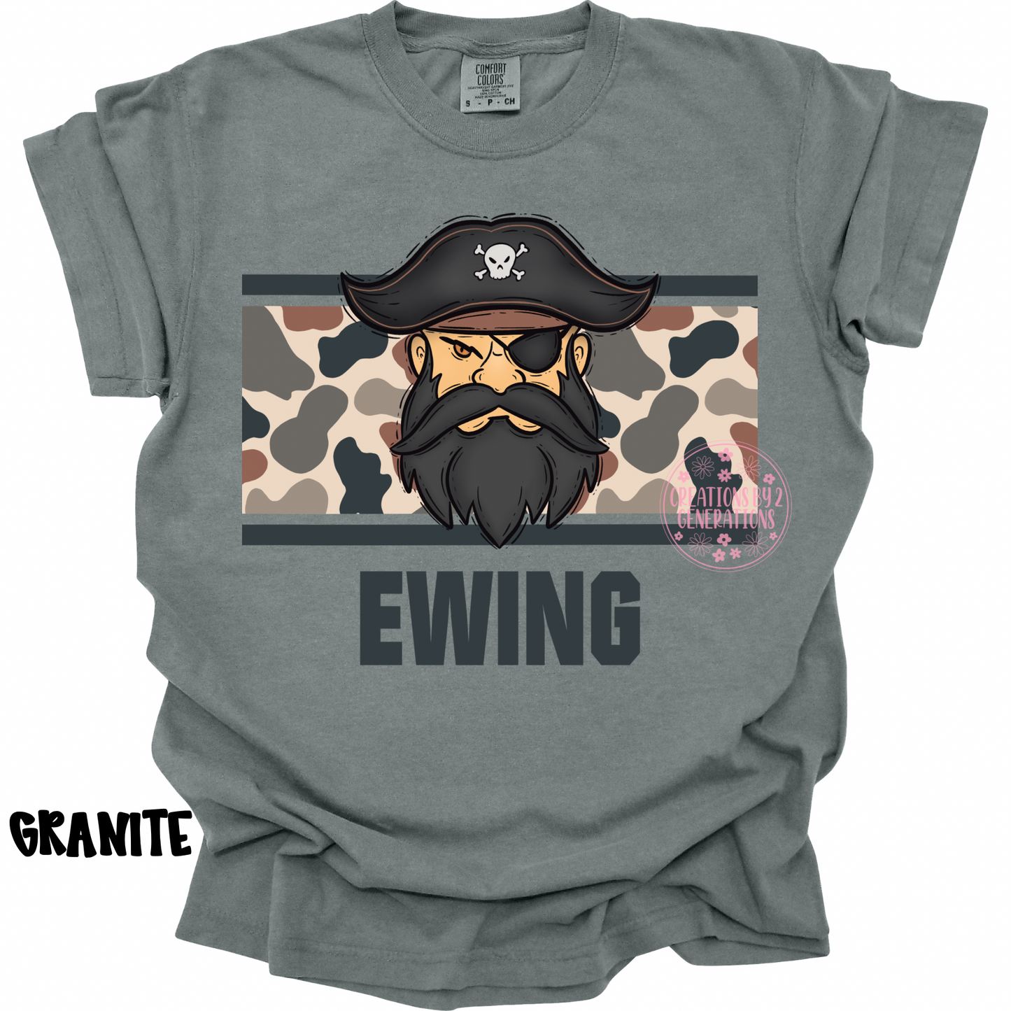 EWING CAMO PIRATE HEAD PREORDER (YOUTH)