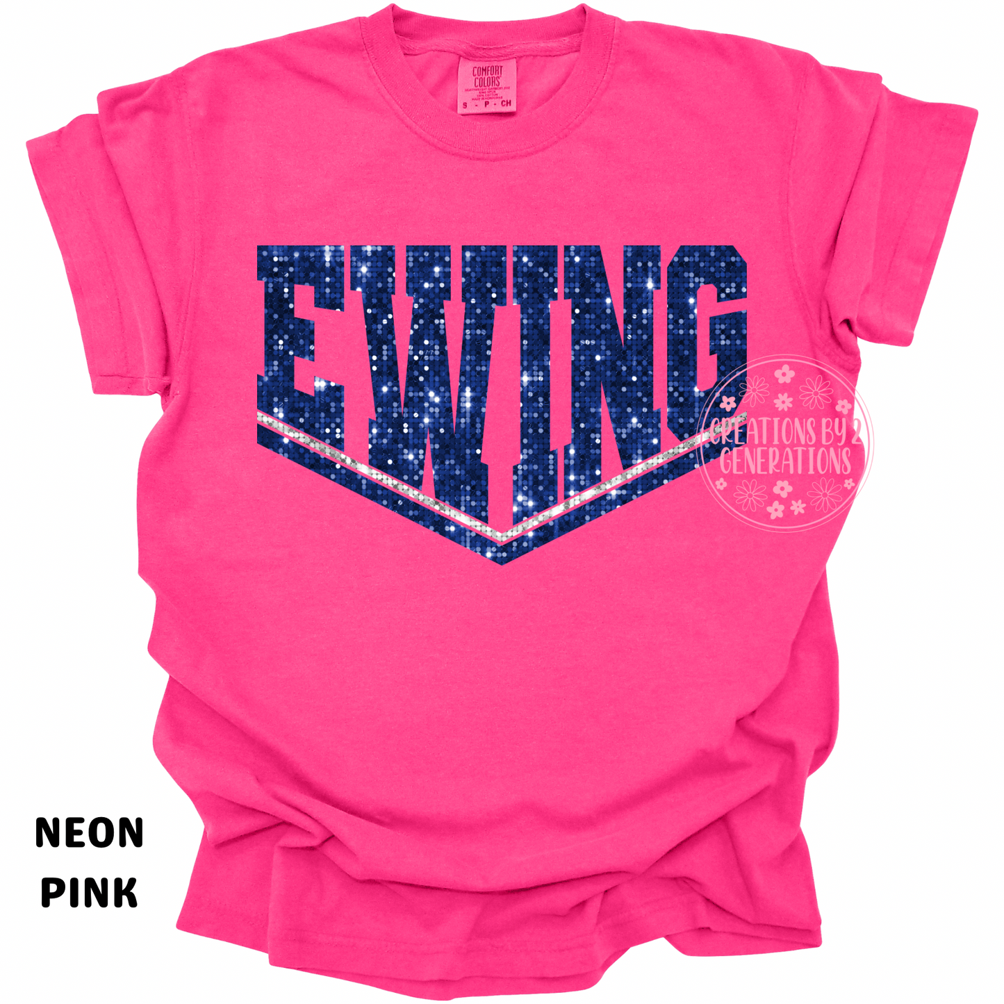 EWING FAUX SEQUINS YOUTH PRINT