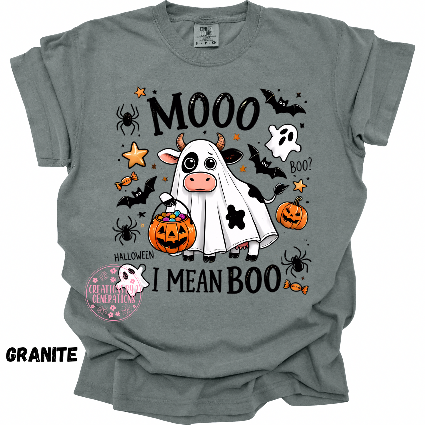 MOO I MEAN BOO COW PRINT (YOUTH)