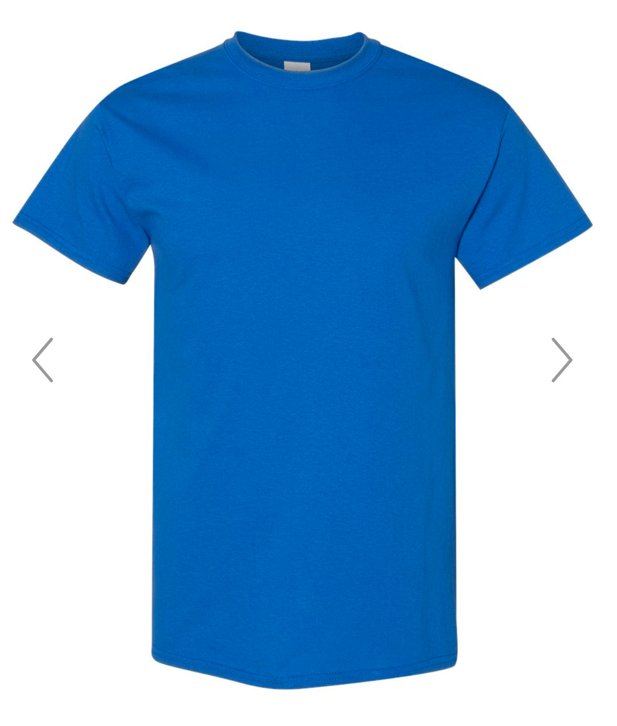 2X ROYAL GILDAN - HEAVY COTTON T-SHIRT 5000