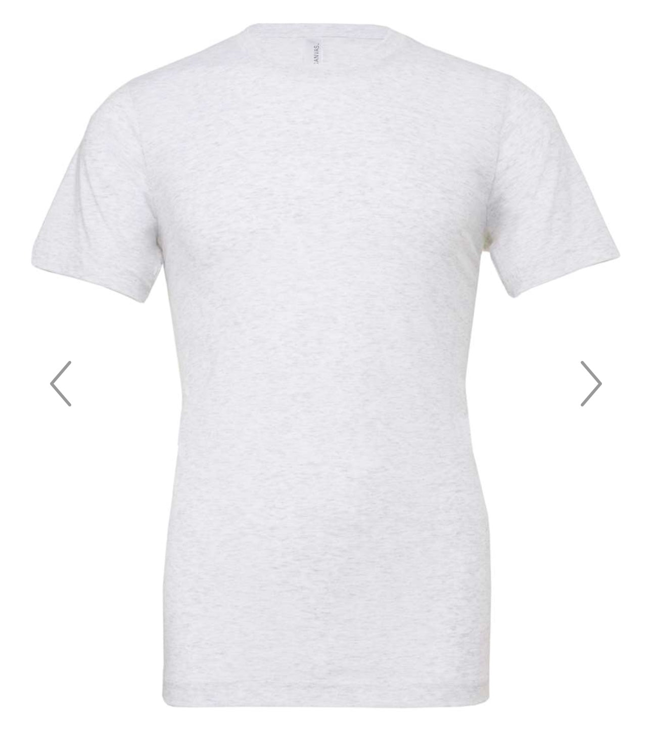3X ASH BELLA + CANVAS - JERSEY TEE - 3001