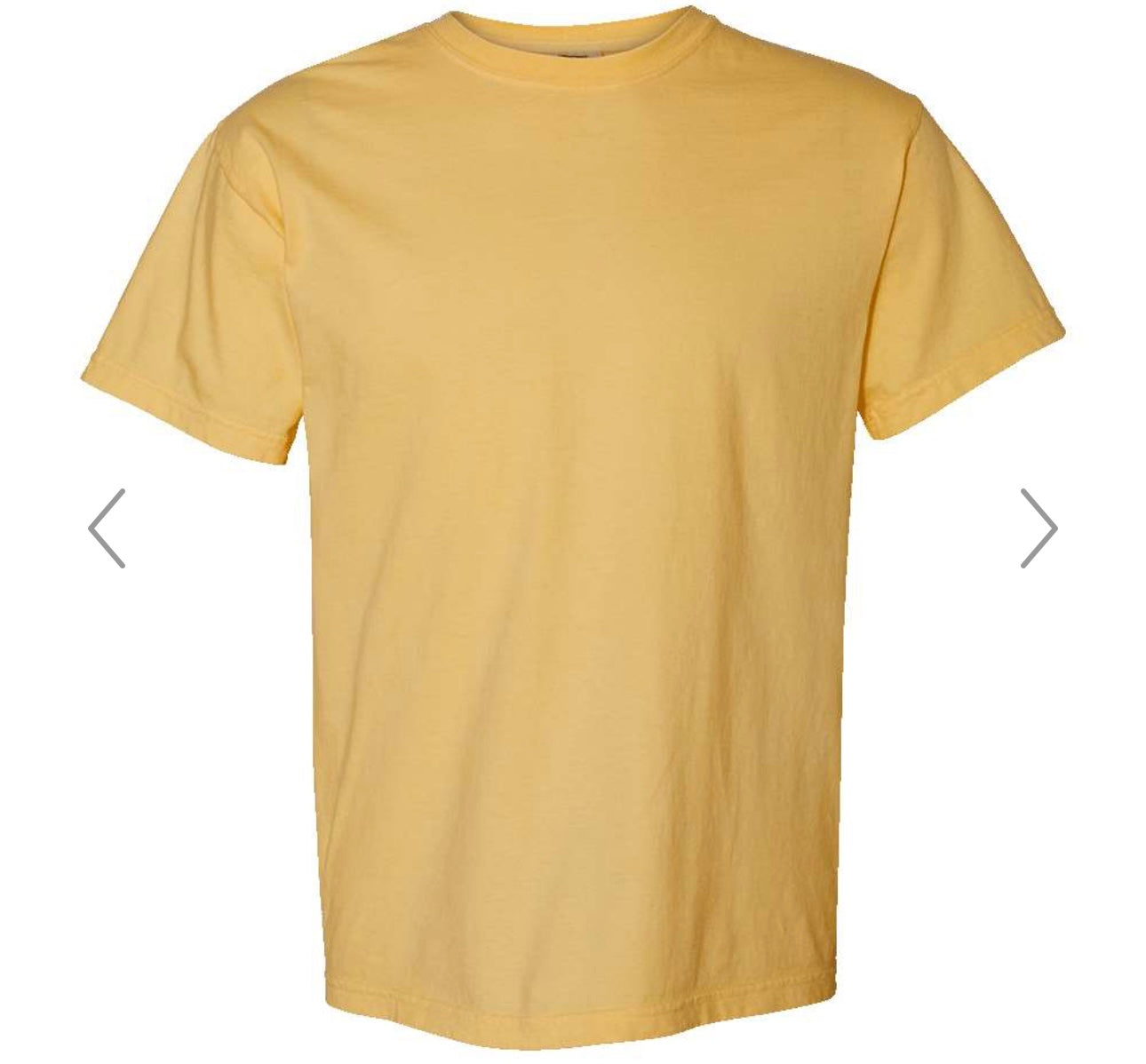 XL MUSTARD COMFORT COLORS-GARMENT-DYED HEAVYWEIGHT T-SHIRT-1717