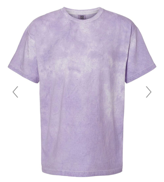 LARGE AMETHYST COMFORT COLORS - COLORBLAST HEAVYWEIGHT T-SHIRT - 1745