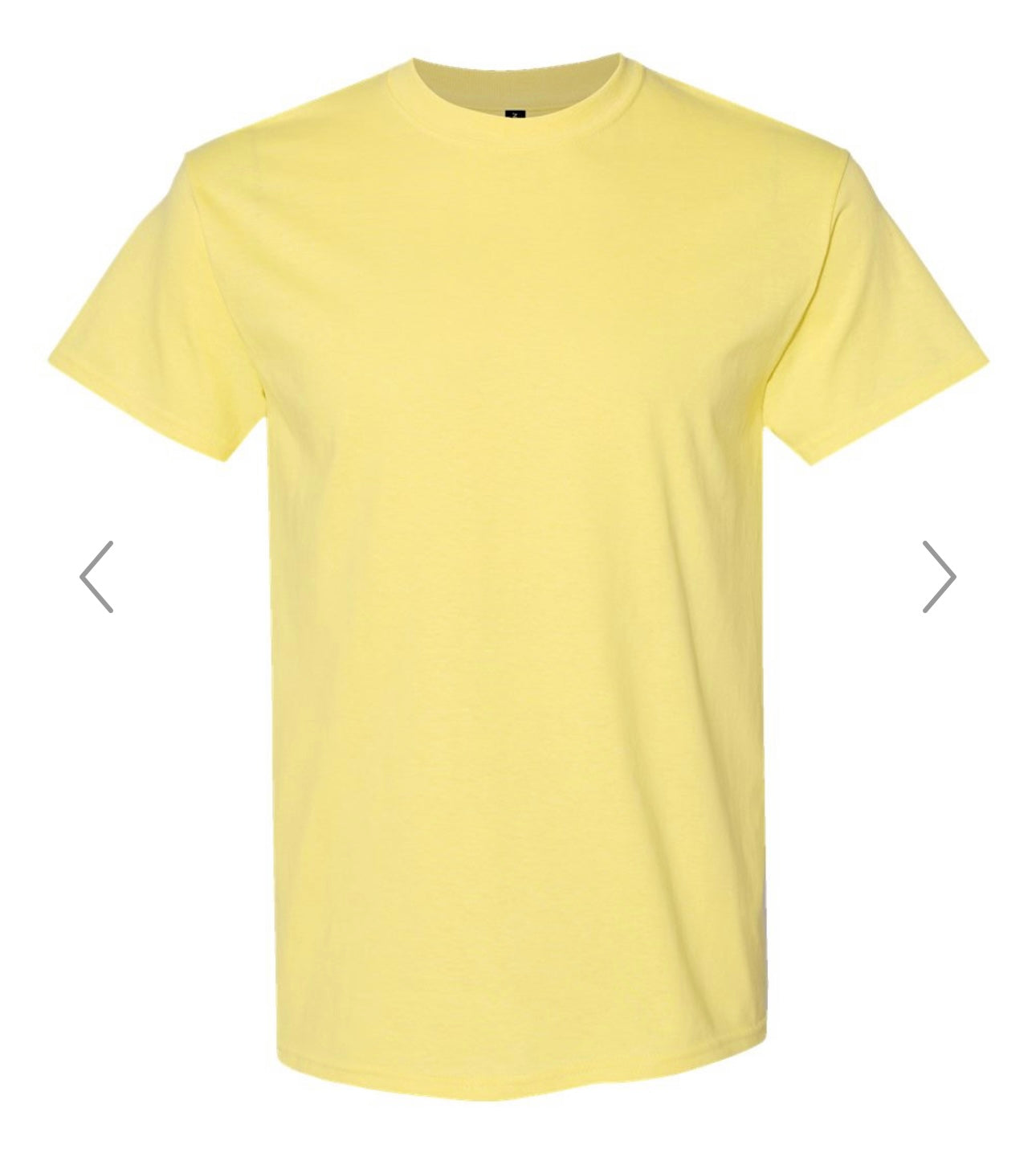 2X CORNSILK GILDAN - HEAVY COTTON T-SHIRT 5000