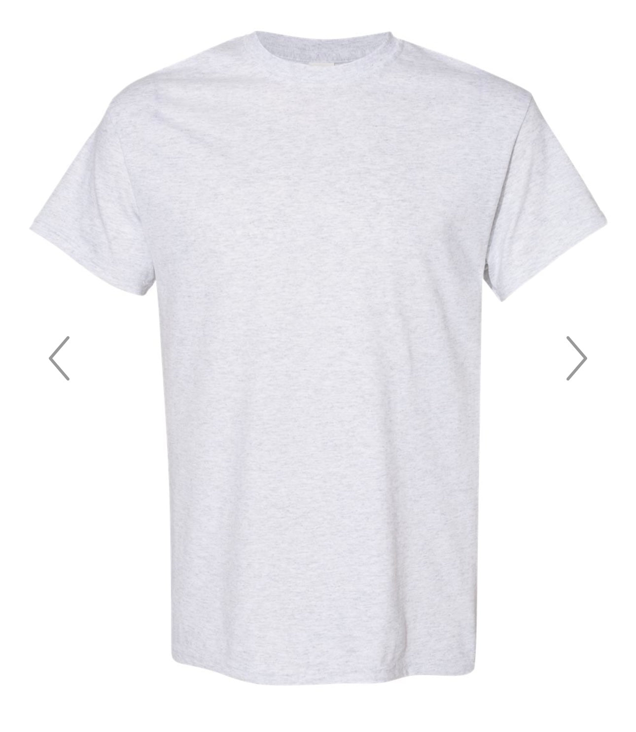 XL ASH GILDAN - HEAVY COTTON T-SHIRT 5000