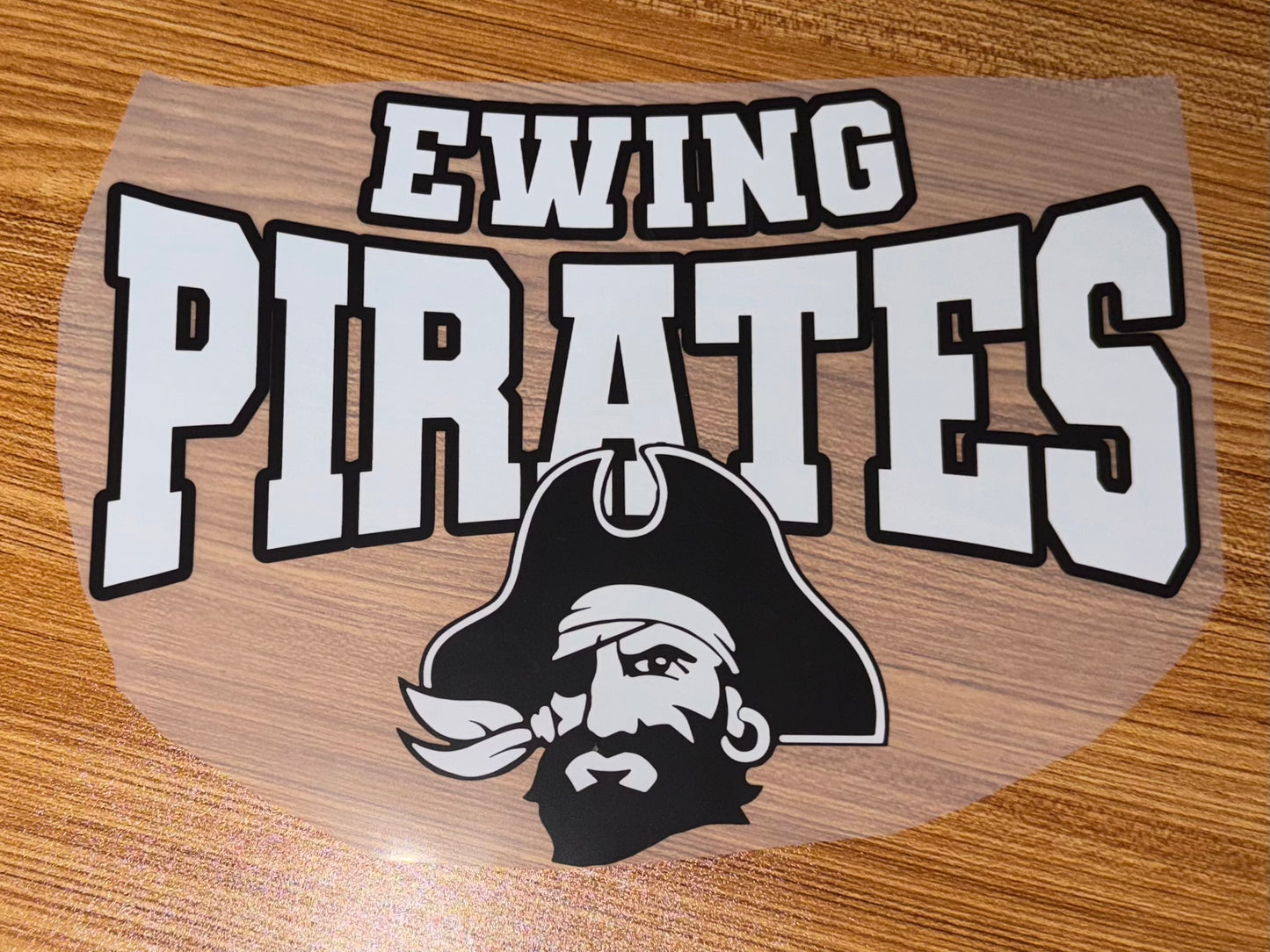 EWING PIRATES BLACK/WHITE ADULT PRINT