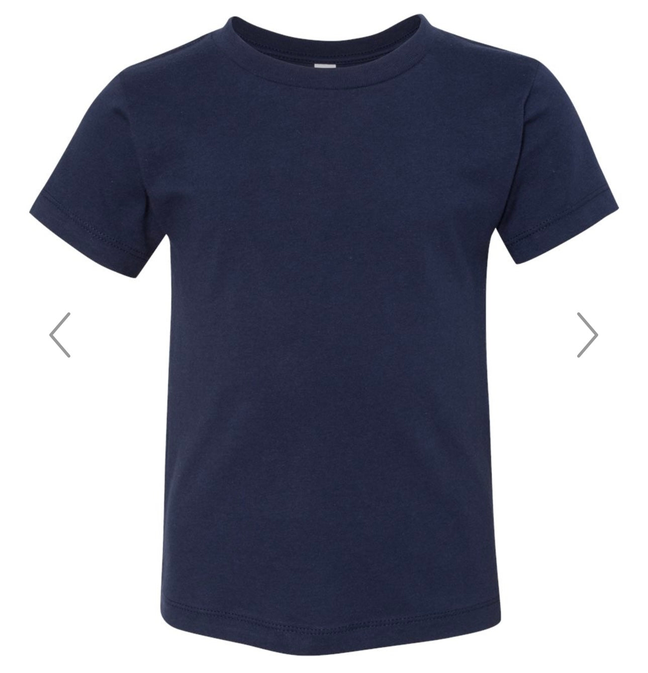 3T NAVY BELLA + CANVAS - TODDLER JERSEY TEE - 3001T