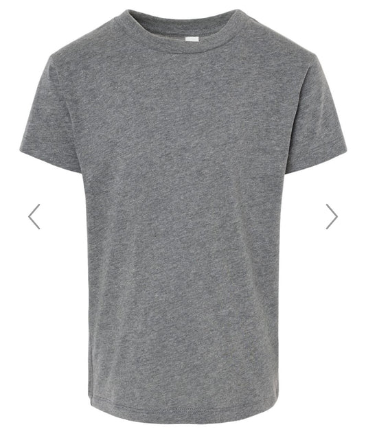 4T DEEP HEATHER BELLA + CANVAS - TODDLER JERSEY TEE - 3001T