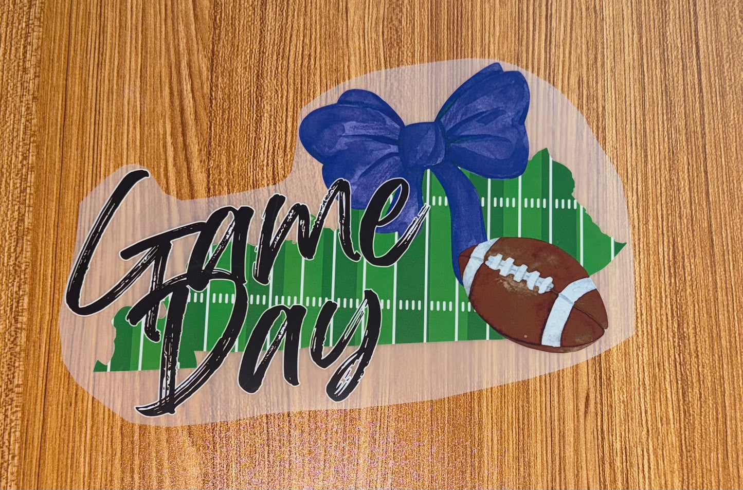 KENTUCKY GAME DAY FOOTBALL PRINT