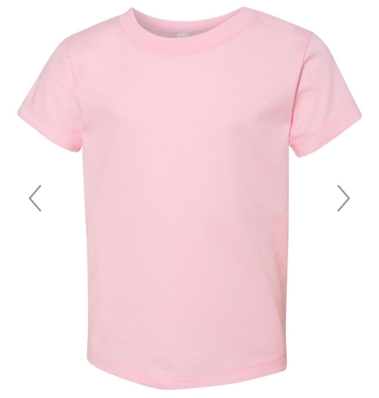 4T PINK BELLA + CANVAS - TODDLER JERSEY TEE - 3001T