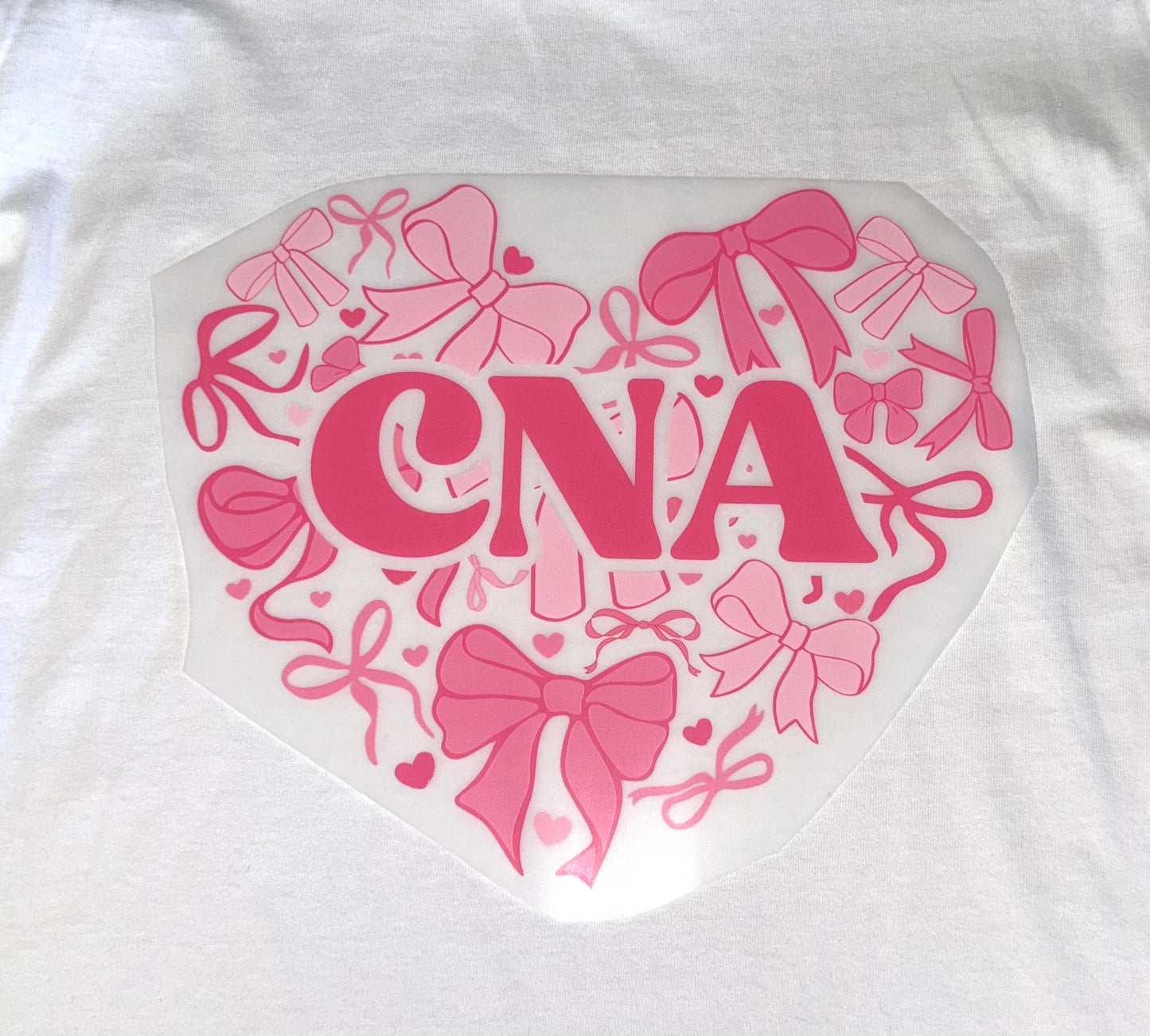 CNA HEART BOWS PRINT
